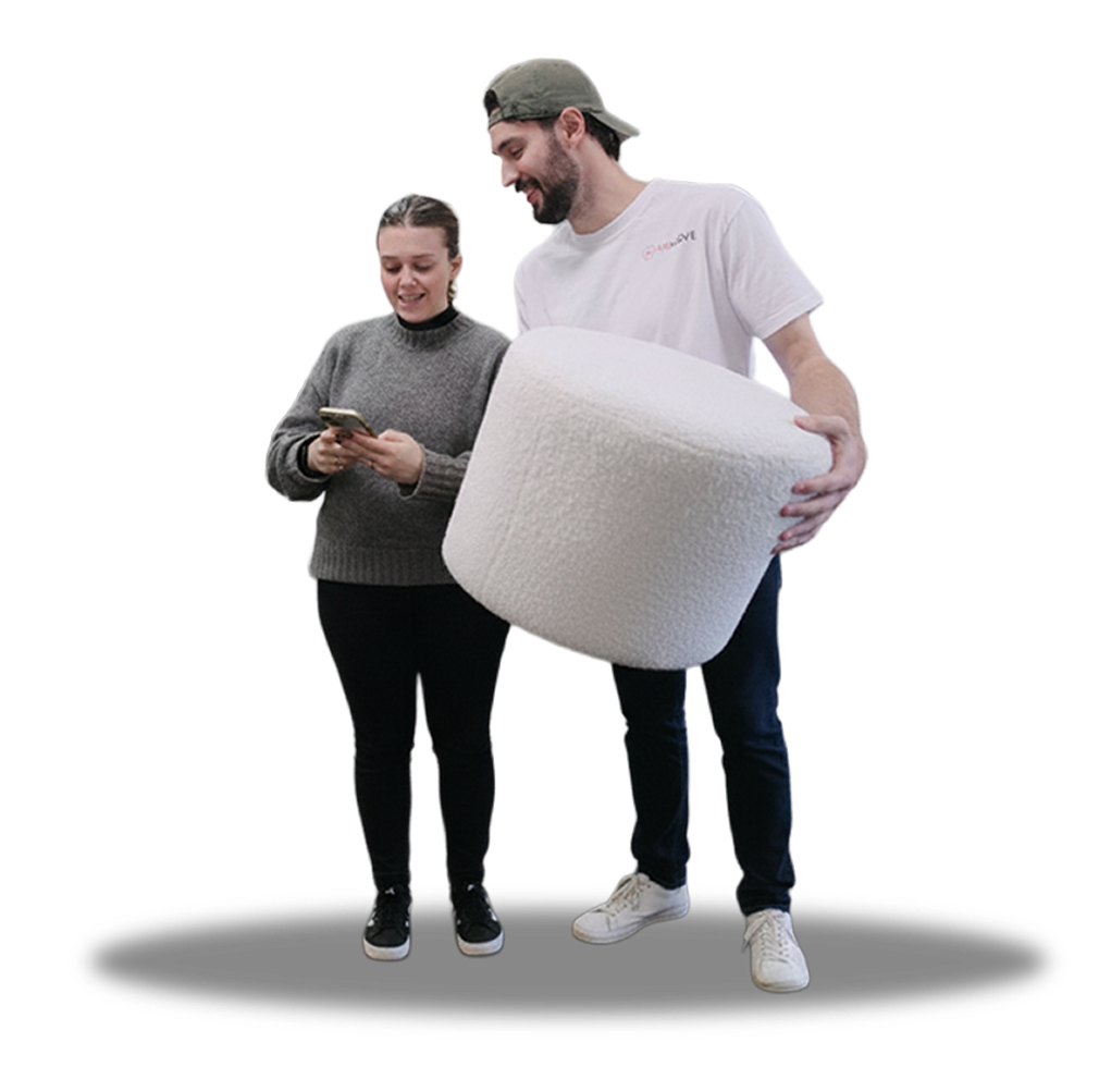 People carrying item